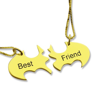 personalized Puzzle Friend Name Necklace 18ct Gold Plated - Name My Jewelry ™