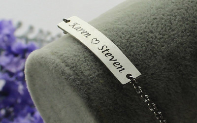 Your Engraved Name Bar Bracelet: A Glimpse Behind the Shine