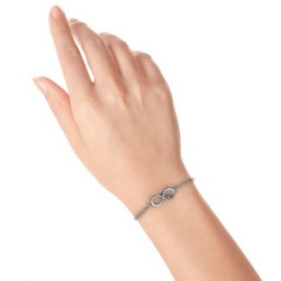 personalized BFF Friendship Infinity Bracelet - Name My Jewelry ™