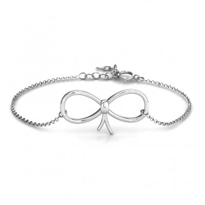 personalized Classic Bow Bracelet - Name My Jewelry ™