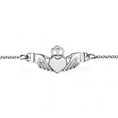 personalized Classic Claddagh Bracelet - Name My Jewelry ™