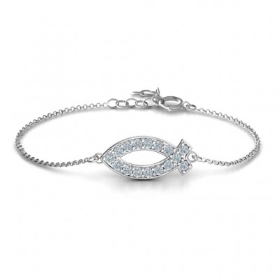 personalized Classic Fish Bracelet - Name My Jewelry ™