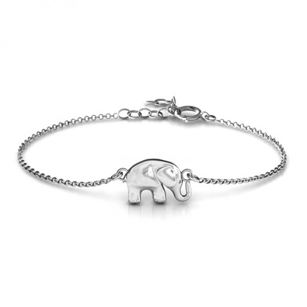 personalized Lucky Elephant Bracelet - Name My Jewelry ™