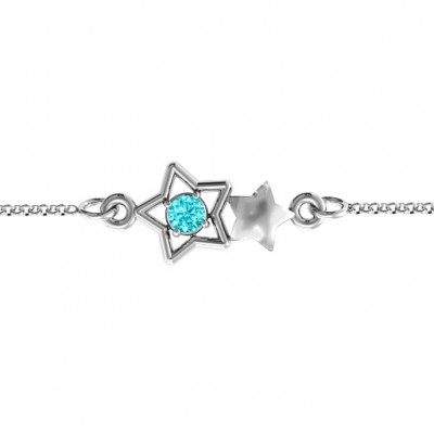personalized Me and My Shadow Star Bracelet - Name My Jewelry ™