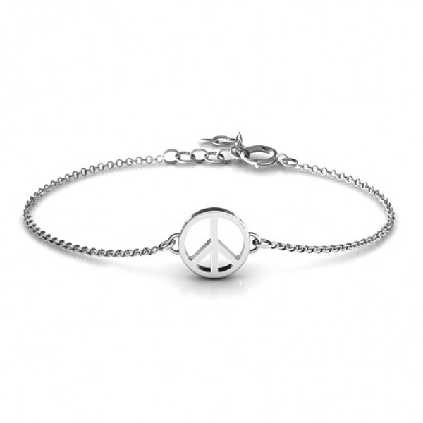 personalized Shanti Peace Bracelet - Name My Jewelry ™