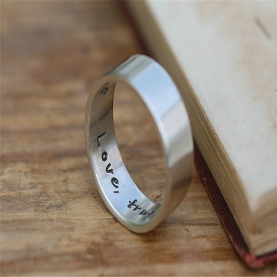 Pure And Simple personalized Mens Ring - Name My Jewelry ™
