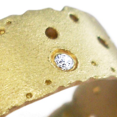Diamond And 18ct Yellow Gold Ring - Name My Jewelry ™