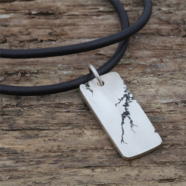 Mens Strike Silver Pendant - Name My Jewelry ™