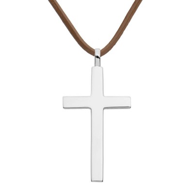 Big Solid Silver Cross - Name My Jewelry ™