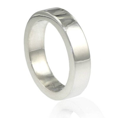 Handmade Chunky Mens Silver Ring - Name My Jewelry ™