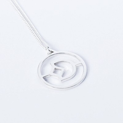 personalized Crux Initial Necklace - Name My Jewelry ™