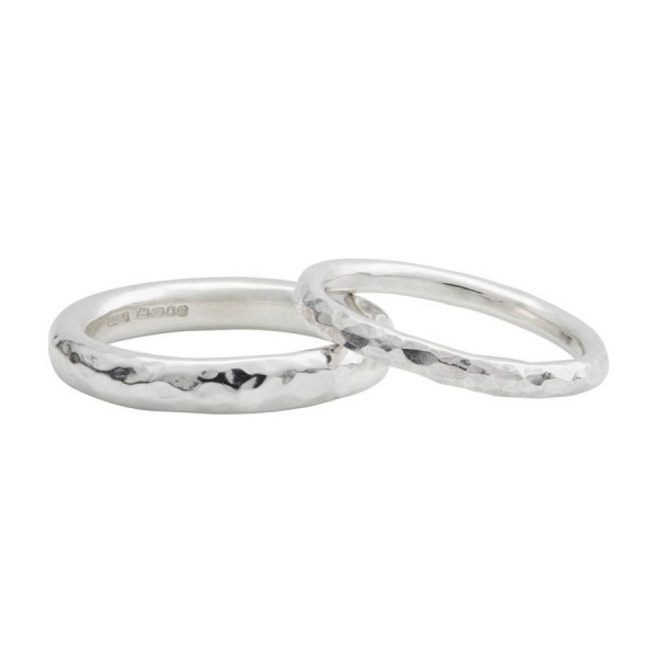 Sterling Silver Halo Wedding Band - Name My Jewelry ™