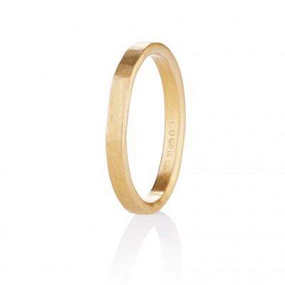 Arturo Hammered Wedding Ring For Men In Fairtrade Gold - Name My Jewelry ™