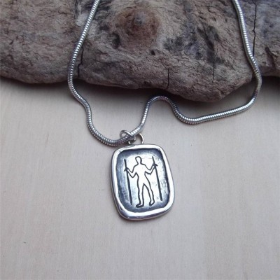 Long Man Silver Pendant - Name My Jewelry ™