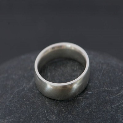 Mans Silver Wedding Band - Name My Jewelry ™