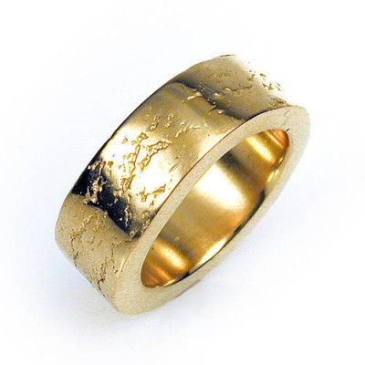 Medium Silver Concrete Ring - Name My Jewelry ™