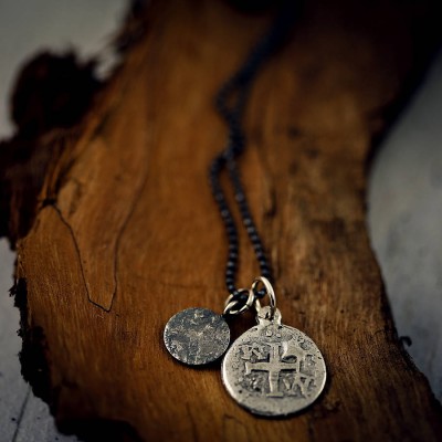Mens Pieces Of Eight Pirate Necklace - Name My Jewelry ™