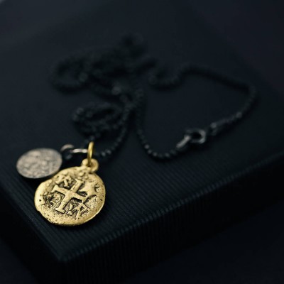 Mens Pieces Of Eight Pirate Necklace - Name My Jewelry ™
