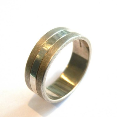 Mens Silver Band Ring - Name My Jewelry ™