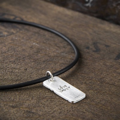 Mens Strike Silver Pendant - Name My Jewelry ™