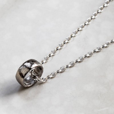 Meteorite Ring Necklace - Name My Jewelry ™