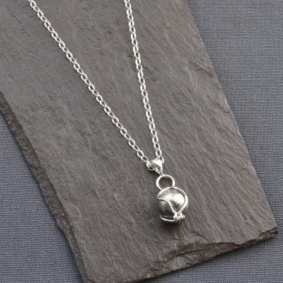 Meteorite Spinning Orb Necklace - Name My Jewelry ™