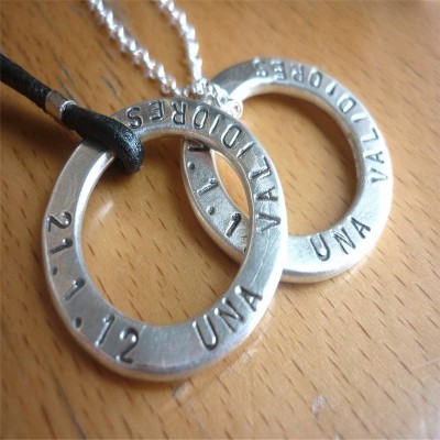 Two personalized Wedding Necklaces - Name My Jewelry ™