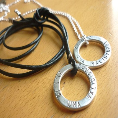 Two personalized Wedding Necklaces - Name My Jewelry ™