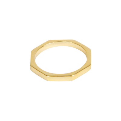 Octagon Bolt Ring - Name My Jewelry ™