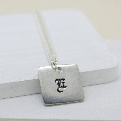 personalized Old English Style Font Necklace - Name My Jewelry ™