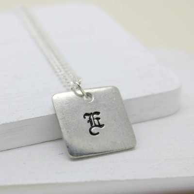 personalized Old English Style Font Necklace - Name My Jewelry ™