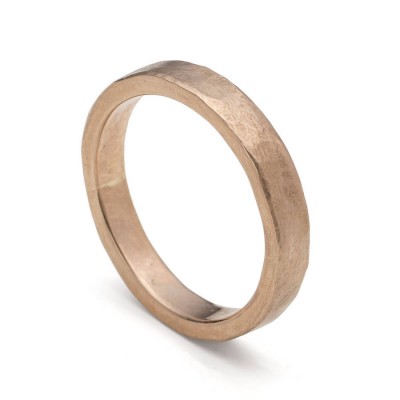 Organic Textured 18ct Gold Ring - Name My Jewelry ™