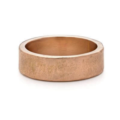Organic Wide 18ct Gold Ring - Name My Jewelry ™