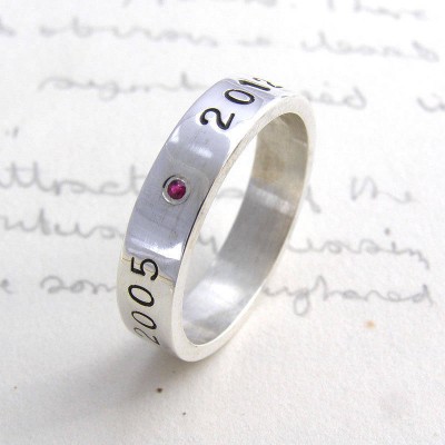 Silver personalized Ring For Couple - Name My Jewelry ™