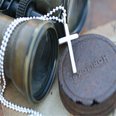 personalized Love And Protect Cross Mens Chain - Name My Jewelry ™