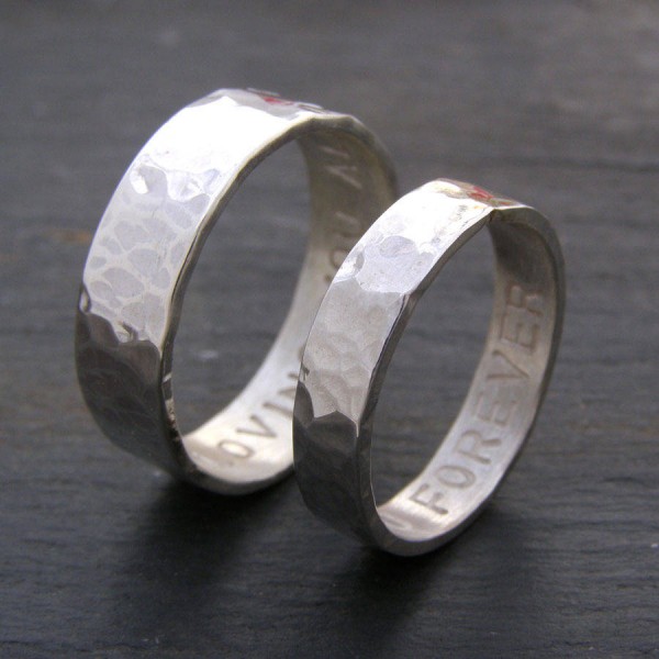 personalized His And Hers Rings - Name My Jewelry ™