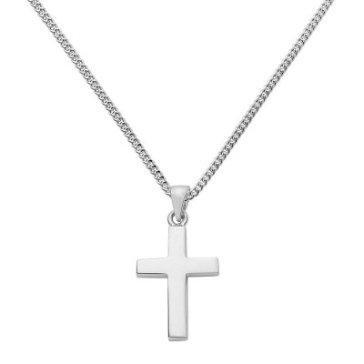 personalized Mens Silver Cross Pendant - Name My Jewelry ™