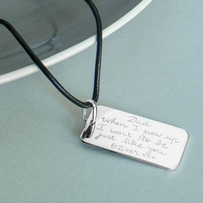 Mens personalized Dog Tag Necklace - Name My Jewelry ™