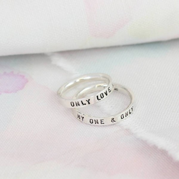 personalized Script Ring For Couples - Name My Jewelry ™