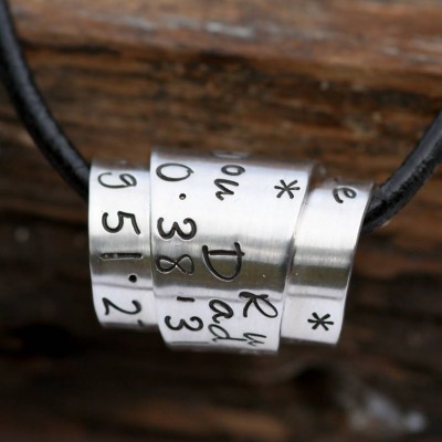 personalized Secret Scroll Mens Chain - Name My Jewelry ™