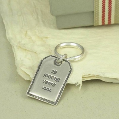 personalized Silver Designer Label - Name My Jewelry ™