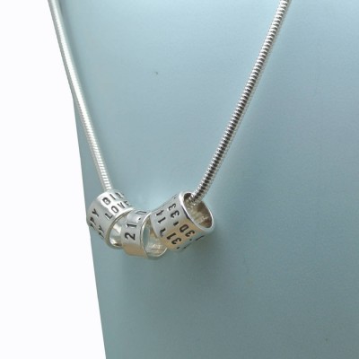 personalized Womens Silver Storyteller Necklace - Name My Jewelry ™