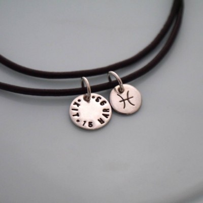 personalized Silver Zodiac Necklace - Name My Jewelry ™