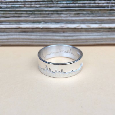 personalized City Skyline Ring - Name My Jewelry ™