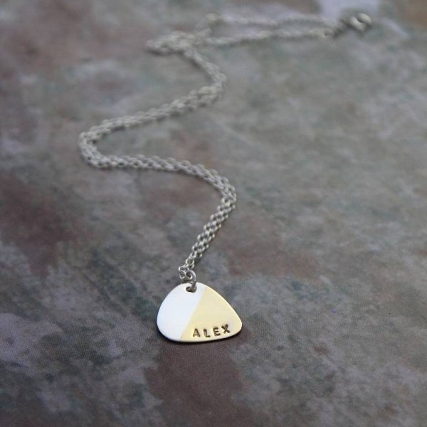 personalized Plectrum Necklace - Name My Jewelry ™