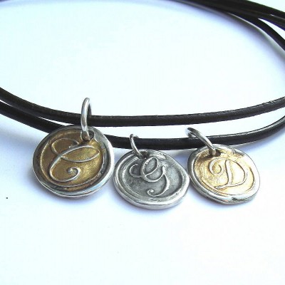 personalized Wax Seal Pendant - Name My Jewelry ™