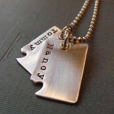 Piece Of My Heart Dog Tags - Name My Jewelry ™