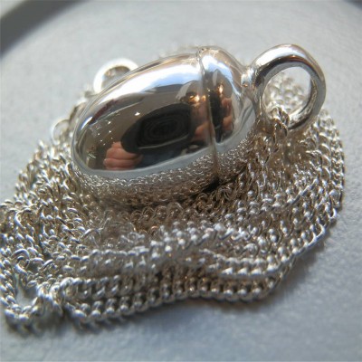 Silver Toggle Acorn Pendant - Name My Jewelry ™