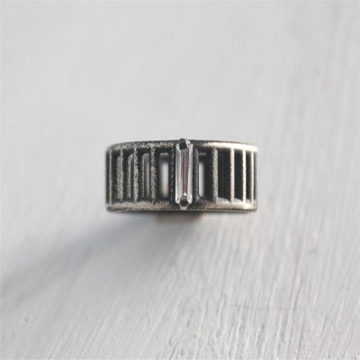 Sterling Silver Inclusions Ring - Name My Jewelry ™