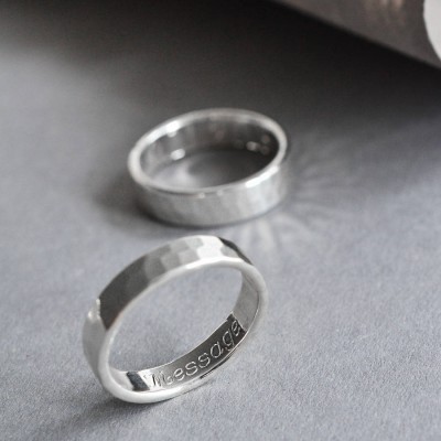Sterling Silver Secret Message Ring - Name My Jewelry ™